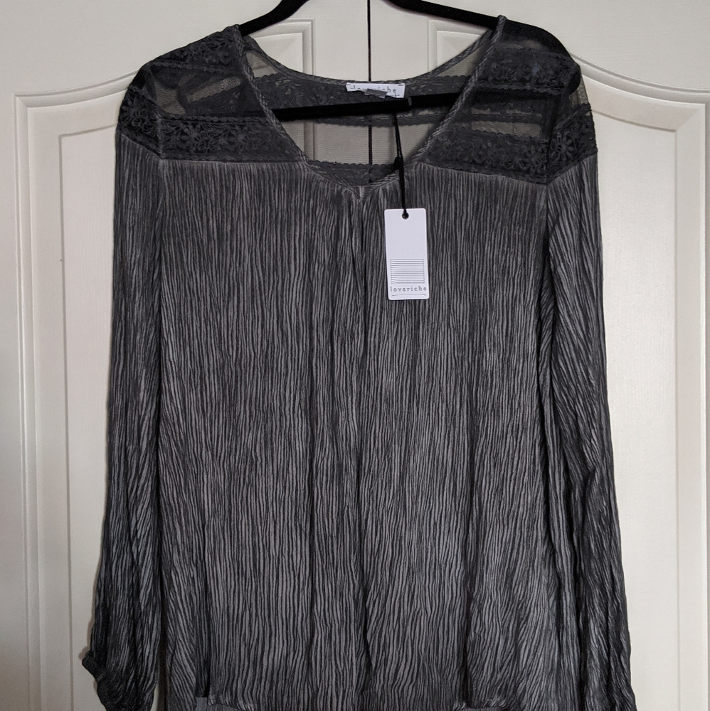 Loveriche Grey Top